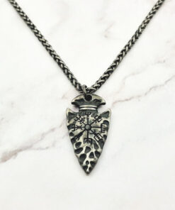 Alternative view of Mei's | Viking Tiny Arrow | ketting | Stainless Steel