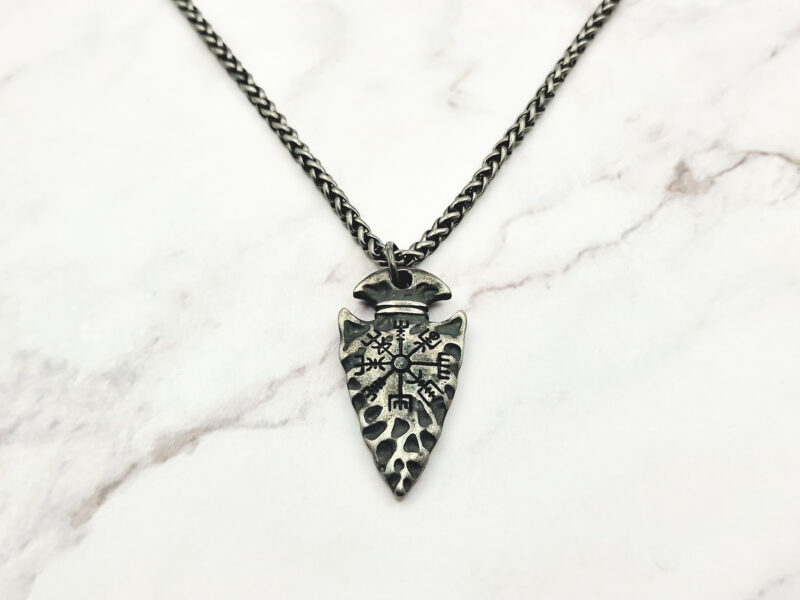 Tiny Arrow 2 Mei's | Viking Tiny Arrow | ketting | Stainless Steel Mei's | Viking Tiny Arrow | ketting | Stainless Steel - Afbeelding 2