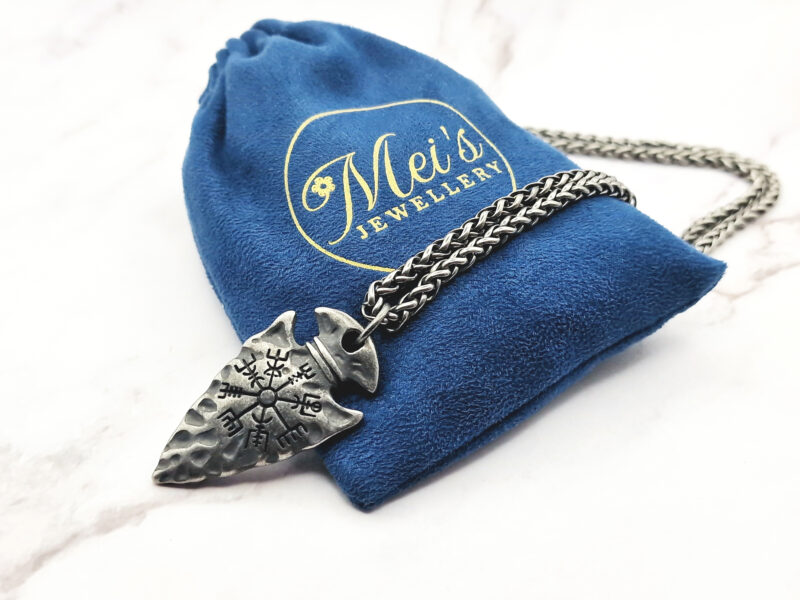 Tiny Arrow 5 Mei's | Viking Tiny Arrow | ketting | Stainless Steel Mei's | Viking Tiny Arrow | ketting | Stainless Steel - Afbeelding 5