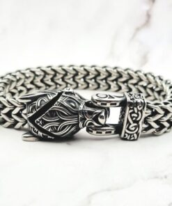 Wolf Fenrir Raw 1 Mei's Jewellery Mei's | Viking Wolf Fenrir Raw | armband | Stainless Steel