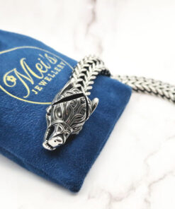 Wolf Fenrir Raw 5 Mei's | Viking Wolf Fenrir Raw | armband | Stainless Steel Wolf Fenrir Raw 5