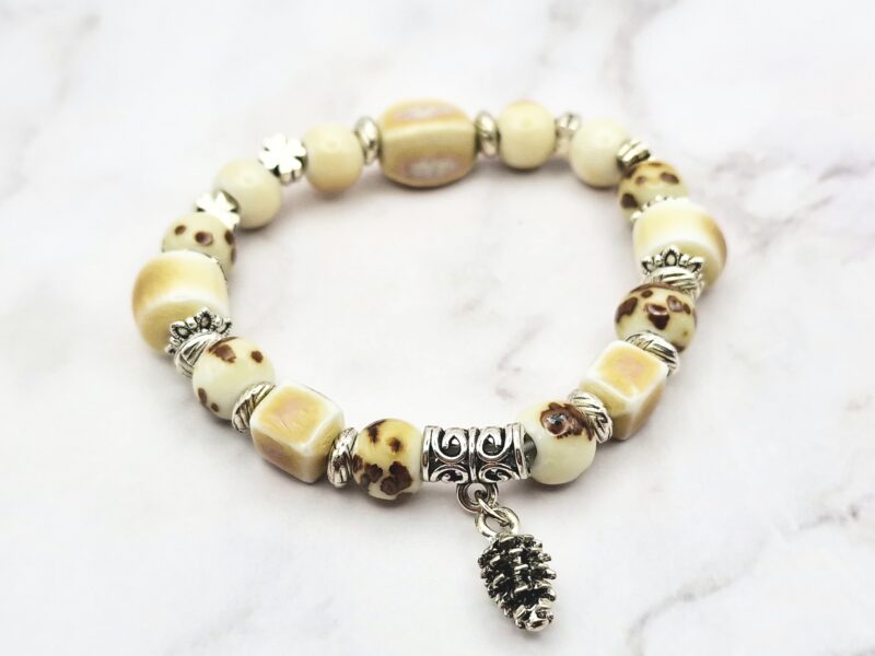 Lucky Forest 1 Mei's Tibetan Lucky Forest | armband | Keramiek Mei's Tibetan Lucky Forest | armband | Keramiek