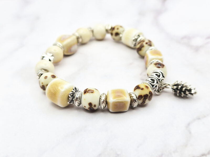 Lucky Forest 3 Mei's Tibetan Lucky Forest | armband | Keramiek Mei's Tibetan Lucky Forest | armband | Keramiek - Afbeelding 3