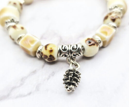 Lucky Forest 4 Mei's Tibetan Lucky Forest | armband | Keramiek Mei’s Tibetan Lucky Forest armband van keramiek