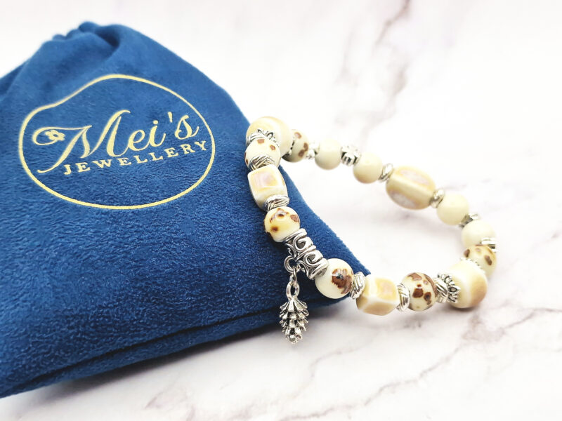 Lucky Forest 6 Mei's Tibetan Lucky Forest | armband | Keramiek Mei's Tibetan Lucky Forest | armband | Keramiek - Afbeelding 6