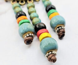 Rainbow Ceramic 5 Mei's Tibetan Rainbow Ceramic | ketting | Keramiek Rainbow Ceramic 5