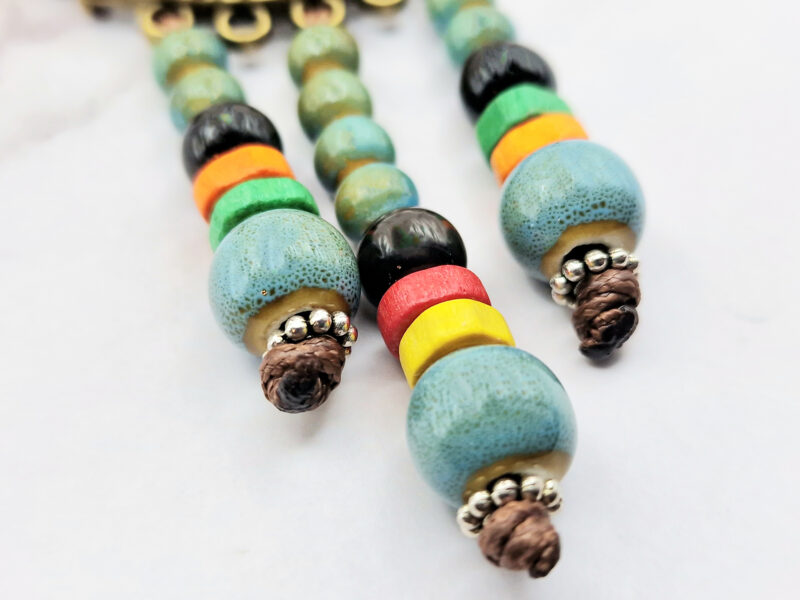 Rainbow Ceramic 5 Mei's Tibetan Rainbow Ceramic | ketting | Keramiek Mei's Tibetan Rainbow Ceramic | ketting | Keramiek - Afbeelding 5