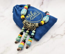 Rainbow Ceramic 6 Mei's Tibetan Rainbow Ceramic | ketting | Keramiek Rainbow Ceramic 6