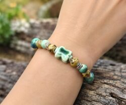 Alternative view of Mei's Tibetan Wild Ceramic | armband | Keramiek