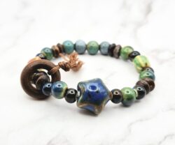 Ceramic Galaxy 1 Mei's Jewellery Mei's Tibetan Ceramic Galaxy | armband | Keramiek
