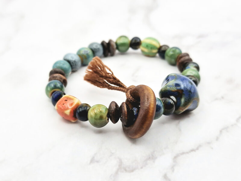 Ceramic Galaxy 2 Mei's Tibetan Ceramic Galaxy | armband | Keramiek Mei's Tibetan Ceramic Galaxy | armband | Keramiek - Afbeelding 3