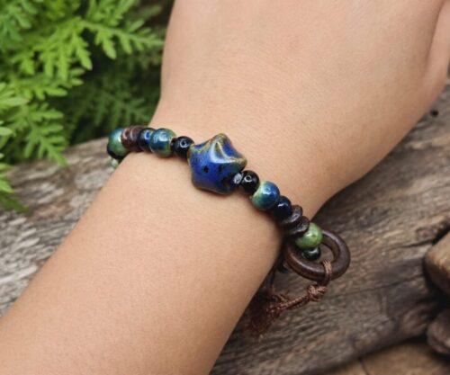 Ceramic Galaxy sierfoto Mei's Jewellery Alternative view of Mei's Tibetan Ceramic Galaxy | armband | Keramiek