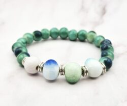 Mystic Ocean 1 Mei's Jewellery Mei's Tibetan Mystic Ocean | armband | Keramiek