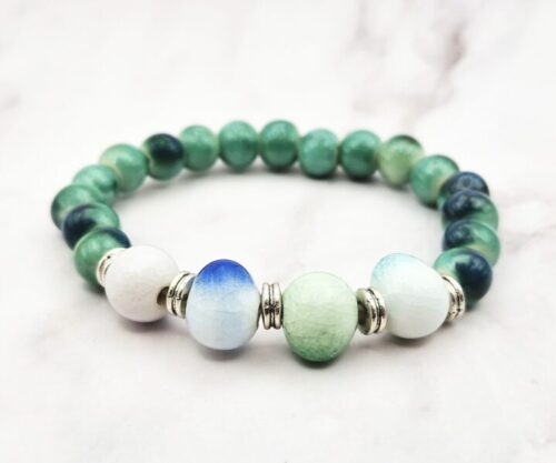 Mystic Ocean 1 Mei's Jewellery Mei's Tibetan Mystic Ocean | armband | Keramiek