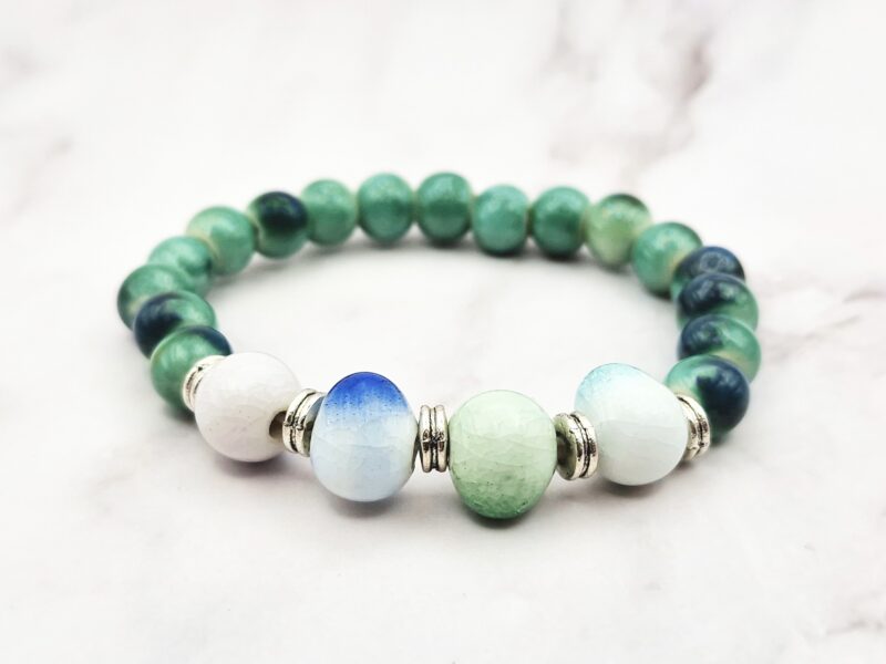 Mystic Ocean 1 Mei's Tibetan Mystic Ocean | armband | Keramiek Mei's Tibetan Mystic Ocean | armband | Keramiek