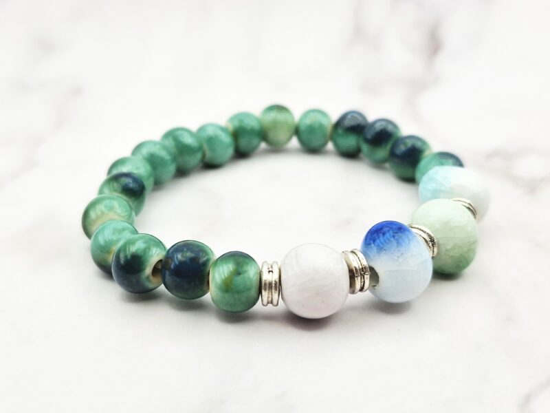 Mystic Ocean 2 Mei's Tibetan Mystic Ocean | armband | Keramiek Mei's Tibetan Mystic Ocean | armband | Keramiek - Afbeelding 3