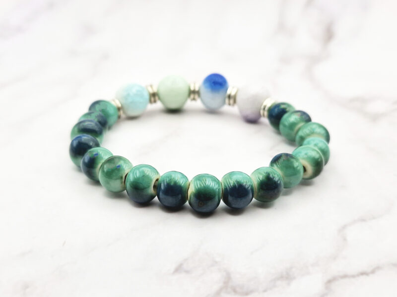Mystic Ocean 3 Mei's Tibetan Mystic Ocean | armband | Keramiek Mei's Tibetan Mystic Ocean | armband | Keramiek - Afbeelding 6