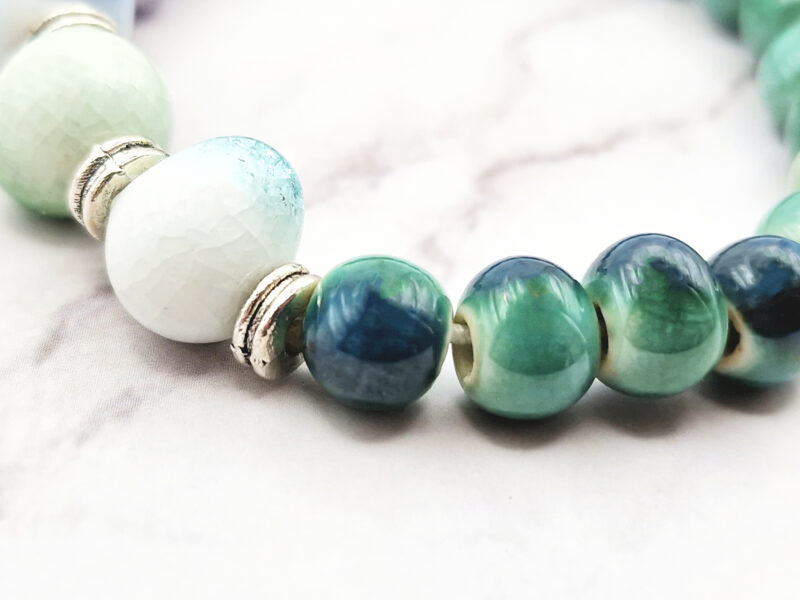 Mystic Ocean 5 Mei's Tibetan Mystic Ocean | armband | Keramiek Mei's Tibetan Mystic Ocean | armband | Keramiek - Afbeelding 5