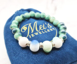 Mystic Ocean 6 Mei's Tibetan Mystic Ocean | armband | Keramiek Mystic Ocean 6