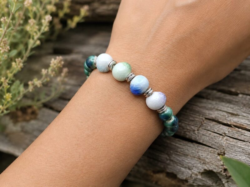 Mystic Ocean sierfoto Mei's Tibetan Mystic Ocean | armband | Keramiek Mei's Tibetan Mystic Ocean | armband | Keramiek - Afbeelding 2