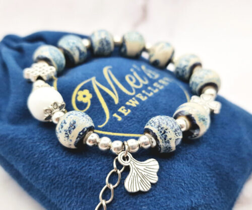 Ocean Lotus 5 Mei's Tibetan Ocean Lotus | armband | Keramiek Ocean Lotus 5