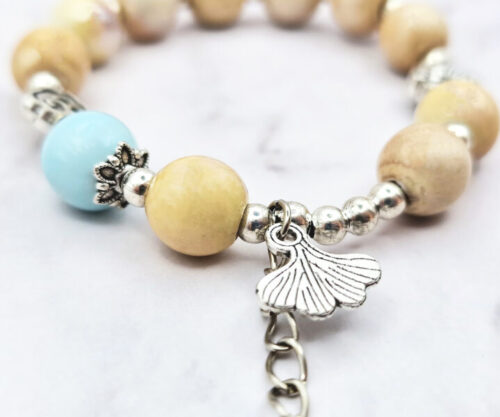 Sandy Lotus 2 Mei's Tibetan Sandy Lotus | armband | Keramiek Sandy Lotus 2