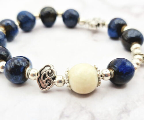 Sky Lotus 2 Mei's Tibetan Sky Lotus | armband | Keramiek Sky Lotus 2