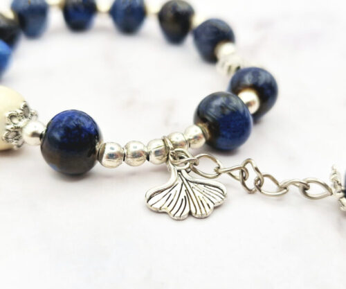 Sky Lotus 3 Mei's Tibetan Sky Lotus | armband | Keramiek Sky Lotus 3