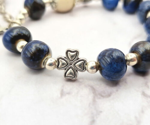 Sky Lotus 4 Mei's Tibetan Sky Lotus | armband | Keramiek Sky Lotus 4