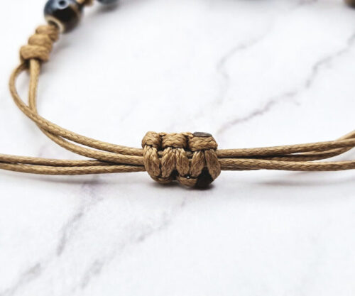 Stone Blossom 4 Mei's Tibetan Stone Blossom | armband | Keramiek Mei's Tibetan Stone Blossom keramische armband met verstelbaar koord