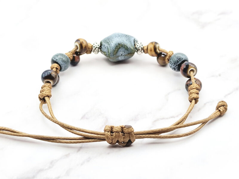 Stone Blossom 5 Mei's Tibetan Stone Blossom | armband | Keramiek Mei's Tibetan Stone Blossom | armband | Keramiek - Afbeelding 6