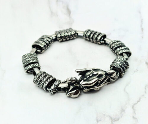 Ancient Dragon 3 Mei's Viking Ancient Dragon | armband | Stainless Steel Ancient Dragon 3