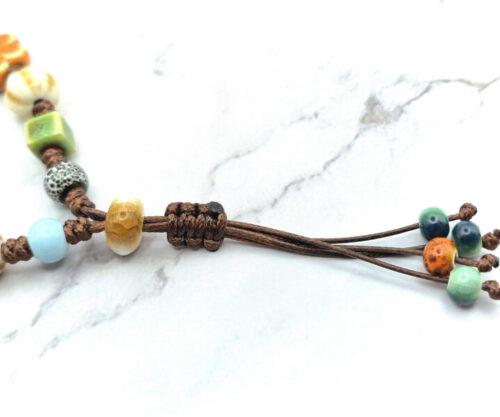 Autumn Bloom 6 Mei's Tibetan Autumn Bloom | armband | Keramiek Autumn Bloom 6