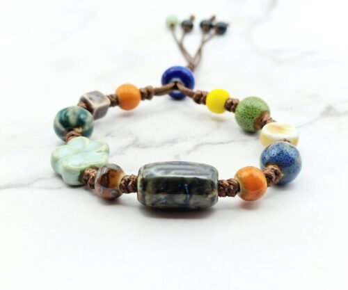 Mei's Tibetan Meadow Bloom | armband | Keramiek