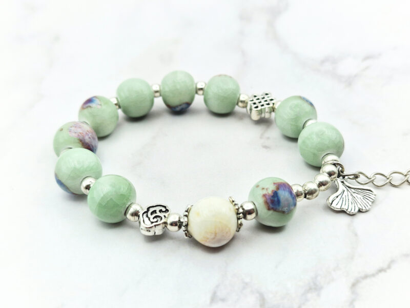 Misty Lotus 3 Mei's Tibetan Misty Lotus | armband | Keramiek Mei's Tibetan Misty Lotus | armband | Keramiek - Afbeelding 3
