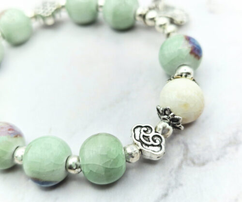 Misty Lotus 4 Mei's Tibetan Misty Lotus | armband | Keramiek Misty Lotus 4