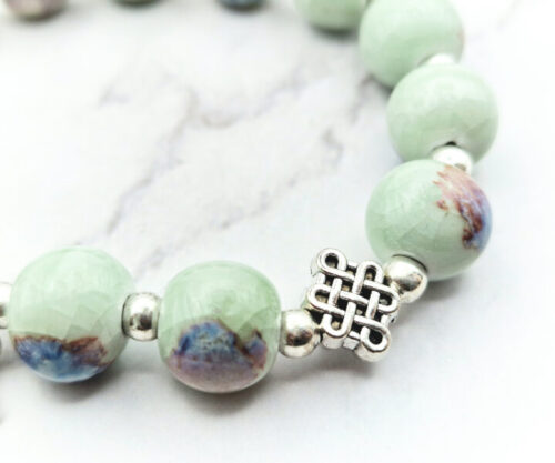 Misty Lotus 6 Mei's Tibetan Misty Lotus | armband | Keramiek Misty Lotus 6