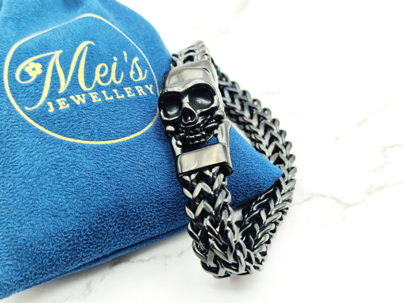 Shadow Skull 7 Mei's Muse Shadow Skull | armband | Stainless Steel Mei's Muse Shadow Skull | armband | Stainless Steel - Afbeelding 7