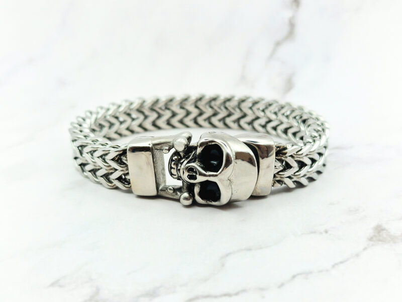 Steel Skull 1 Mei's Muse Steel Skull | armband | Stainless Steel Mei's Muse Steel Skull | armband | Stainless Steel