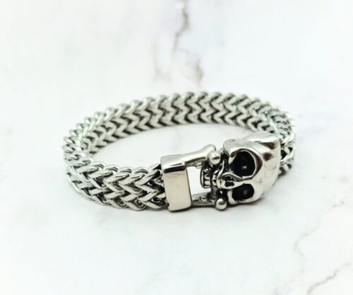 Steel Skull 3 Mei's Muse Steel Skull | armband | Stainless Steel Steel Skull 3