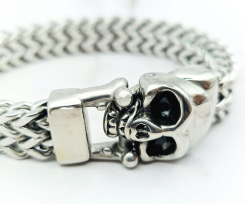 Steel Skull 4 Mei's Muse Steel Skull | armband | Stainless Steel Steel Skull 4