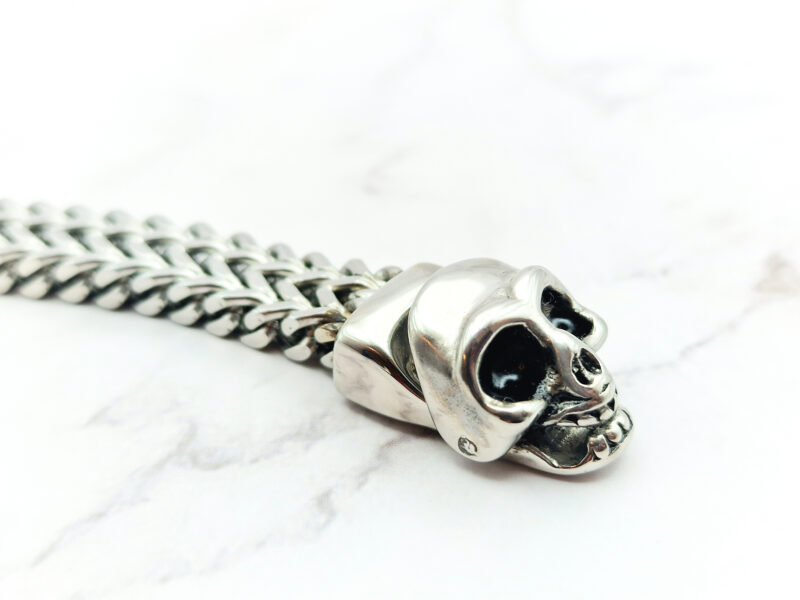 Steel Skull 5 Mei's Muse Steel Skull | armband | Stainless Steel Mei's Muse Steel Skull | armband | Stainless Steel - Afbeelding 5